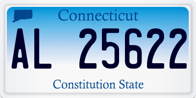 CT license plate AL25622
