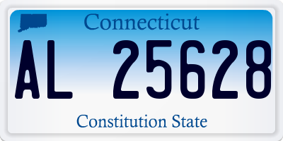 CT license plate AL25628