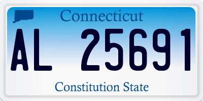 CT license plate AL25691