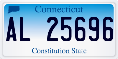 CT license plate AL25696