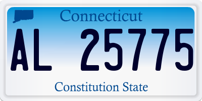 CT license plate AL25775