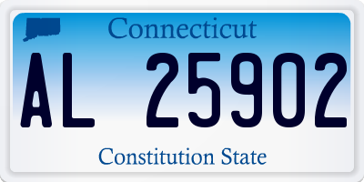 CT license plate AL25902