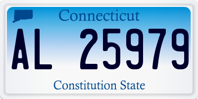 CT license plate AL25979