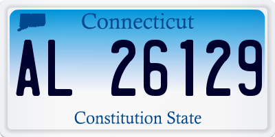 CT license plate AL26129