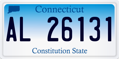CT license plate AL26131