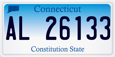 CT license plate AL26133