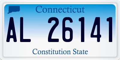 CT license plate AL26141