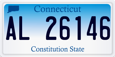 CT license plate AL26146