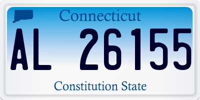 CT license plate AL26155