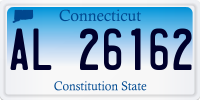 CT license plate AL26162