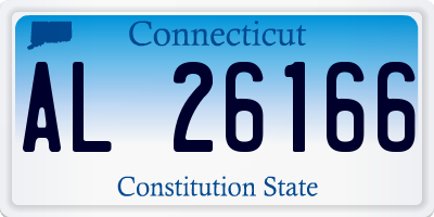 CT license plate AL26166