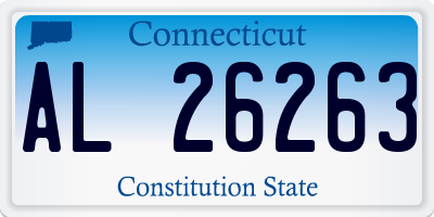 CT license plate AL26263