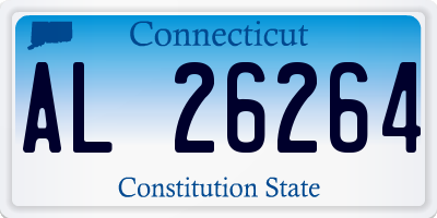 CT license plate AL26264