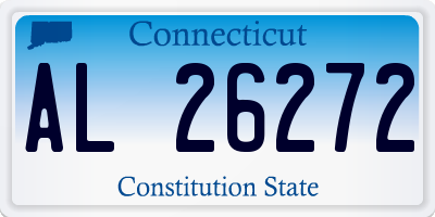 CT license plate AL26272