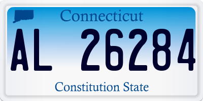 CT license plate AL26284
