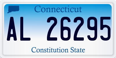 CT license plate AL26295