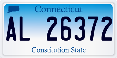 CT license plate AL26372