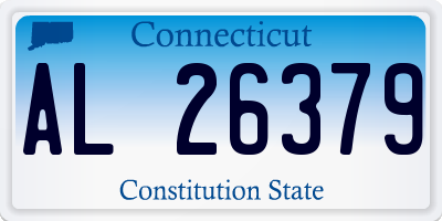 CT license plate AL26379