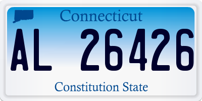 CT license plate AL26426
