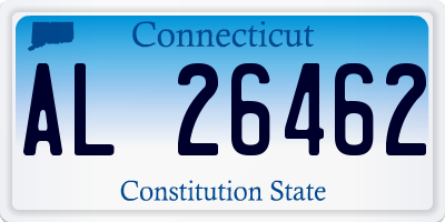 CT license plate AL26462