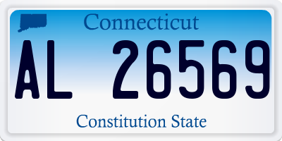 CT license plate AL26569