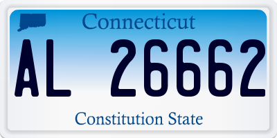 CT license plate AL26662