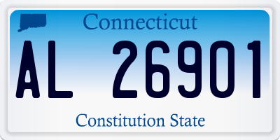 CT license plate AL26901