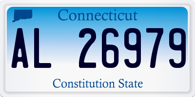 CT license plate AL26979