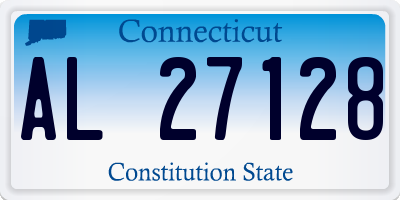 CT license plate AL27128
