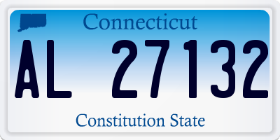 CT license plate AL27132