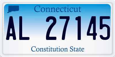 CT license plate AL27145