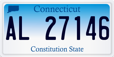 CT license plate AL27146