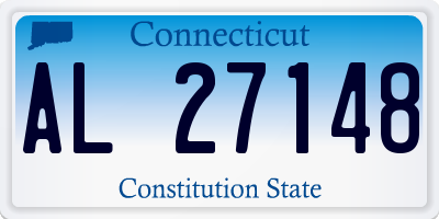 CT license plate AL27148