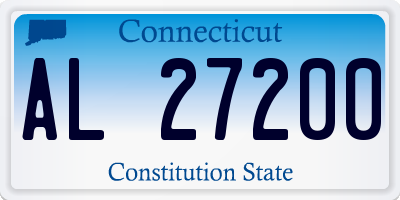 CT license plate AL27200
