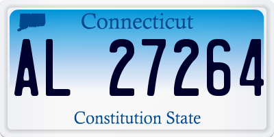CT license plate AL27264