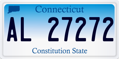 CT license plate AL27272