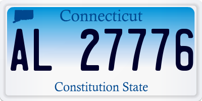 CT license plate AL27776
