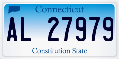 CT license plate AL27979