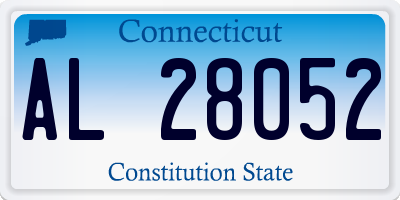 CT license plate AL28052