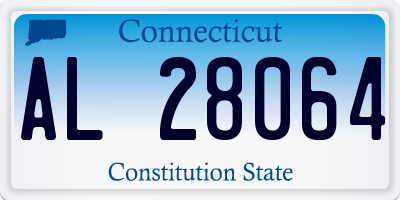 CT license plate AL28064