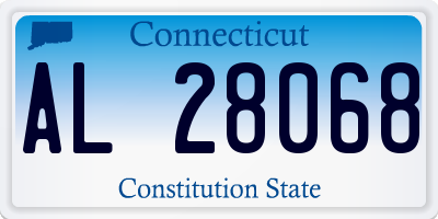 CT license plate AL28068