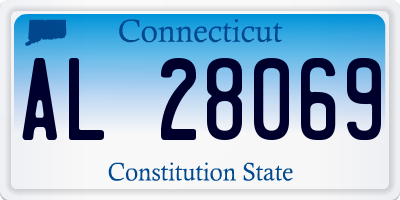 CT license plate AL28069