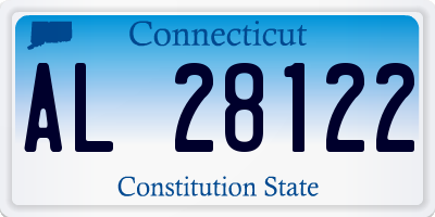 CT license plate AL28122