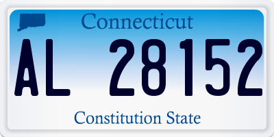 CT license plate AL28152