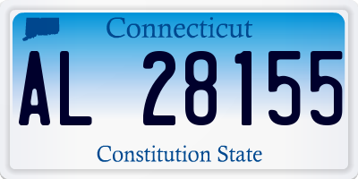 CT license plate AL28155