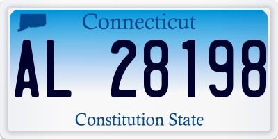 CT license plate AL28198