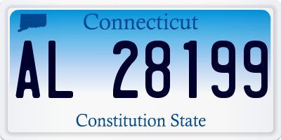 CT license plate AL28199