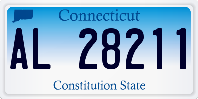 CT license plate AL28211