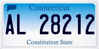 CT license plate AL28212
