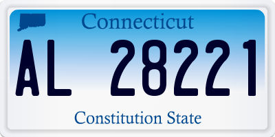 CT license plate AL28221